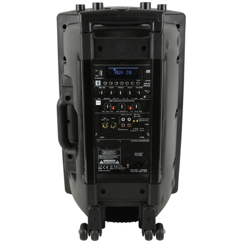Portable PA with UHF, USB/SD/FM & Bluetooth - Next Day Delivery Portable PA with UHF, USB/SD/FM & Bluetooth - Next Day Delivery