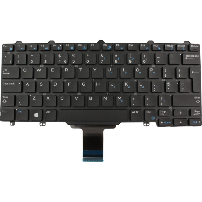 Dell Latitude E5250 E7250 UK Keyboard 04PTJF - Next Day Delivery Dell Latitude E5250 E7250 UK Keyboard 04PTJF - Next Day Delivery