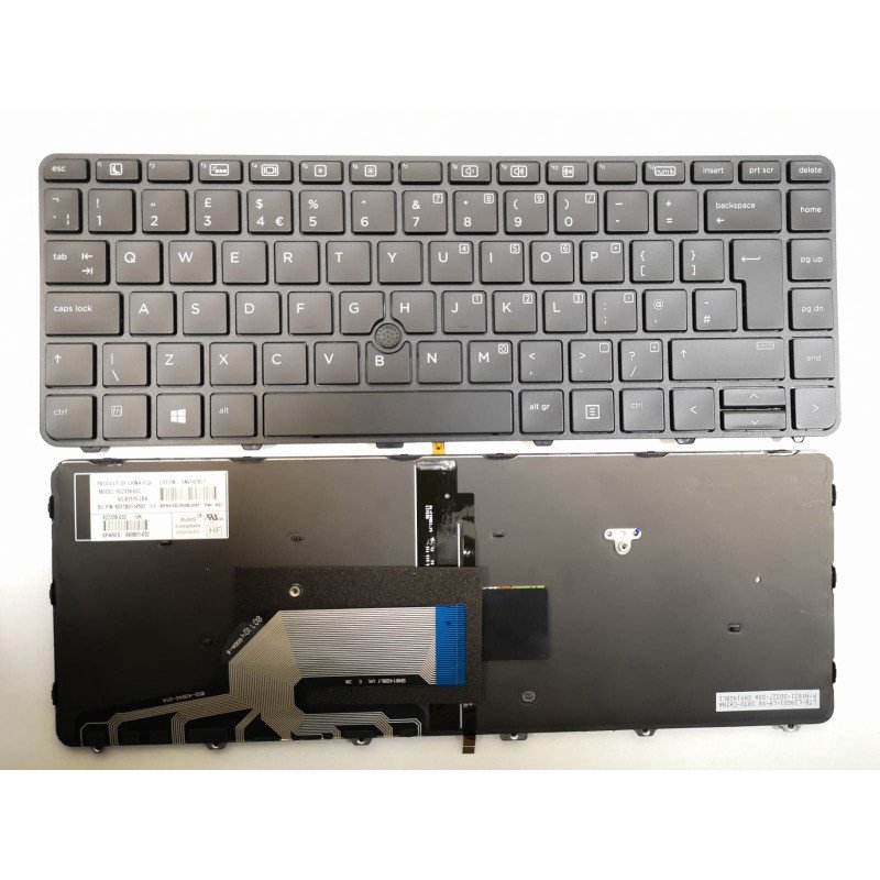 HP Probook 640 G2 G3 Backlit UK Keyboard - Next Day Delivery HP Probook 640 G2 G3 Backlit UK Keyboard - Next Day Delivery