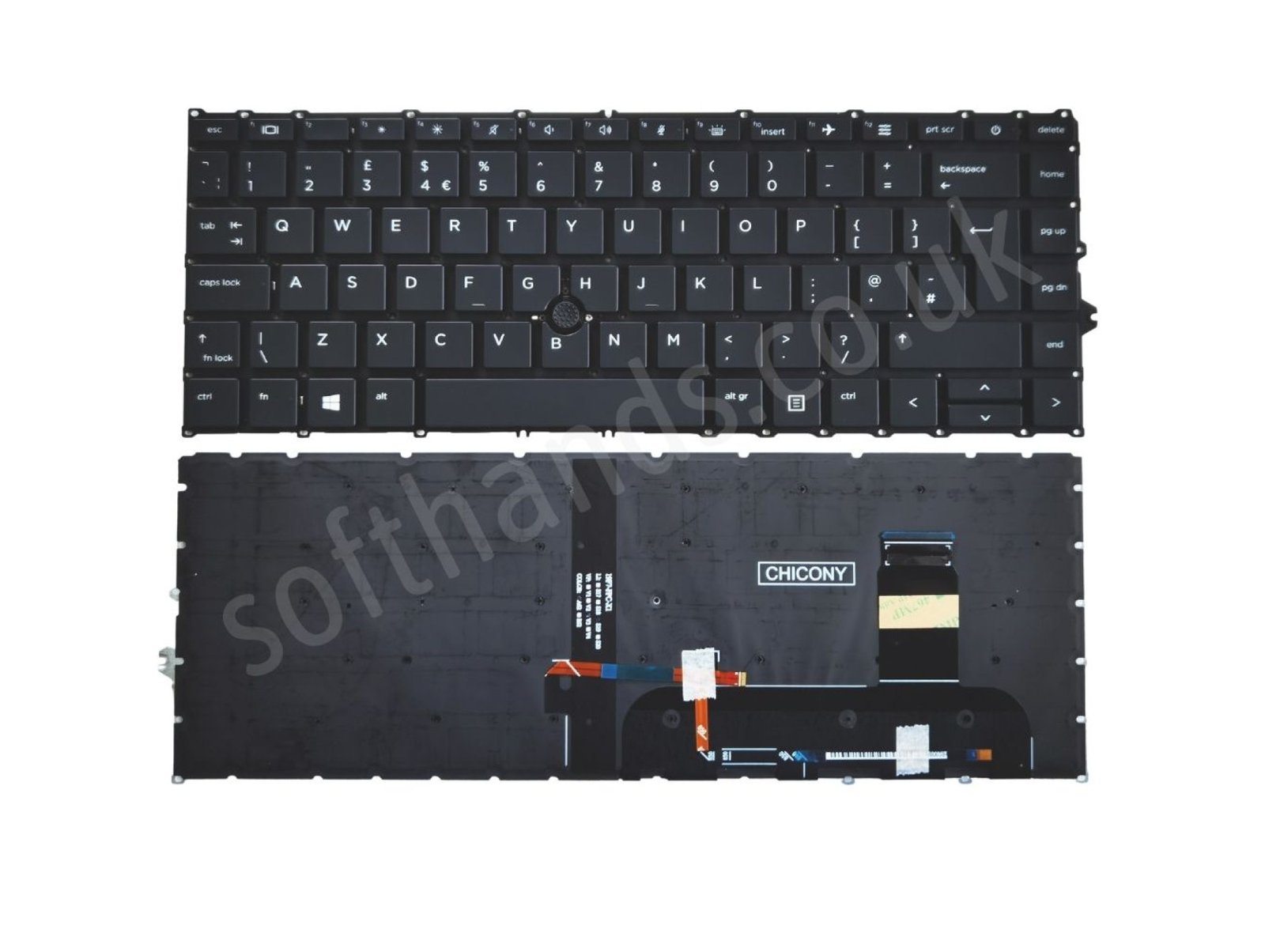 HP EliteBook 840 G7 G8 Backlit UK Keyboard - Next Day Delivery HP EliteBook 840 G7 G8 Backlit UK Keyboard - Next Day Delivery