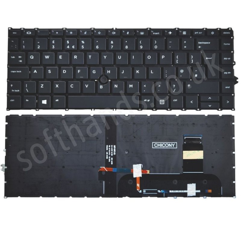 HP EliteBook 840 G7 G8 Backlit UK Keyboard - Next Day Delivery HP EliteBook 840 G7 G8 Backlit UK Keyboard - Next Day Delivery