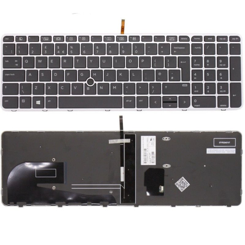 HP EliteBook 755 850 G3 G4 UK Keyboard - Next Day Delivery HP EliteBook 755 850 G3 G4 UK Keyboard - Next Day Delivery