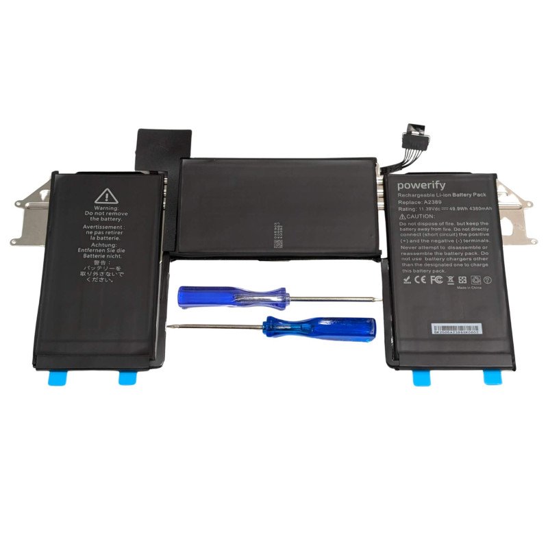 Replacement Apple A2389 Battery For MacBook Air A2337 2020 - Next Day Delivery Replacement Apple A2389 Battery For MacBook Air A2337 2020 - Next Day Delivery