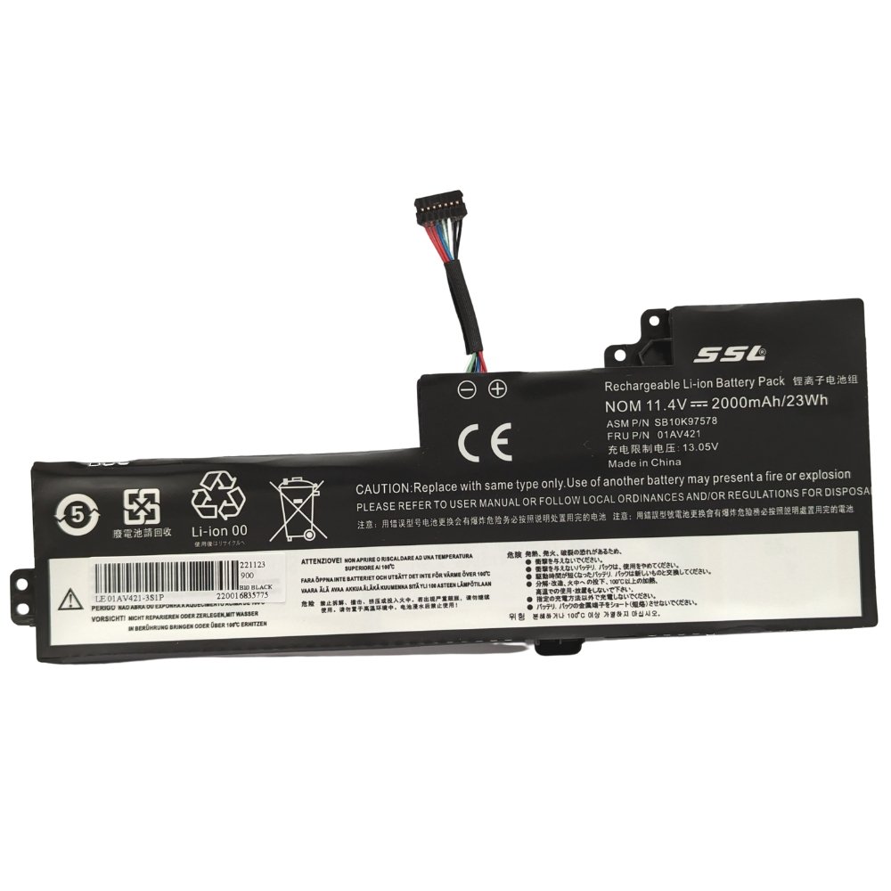 Lenovo 01AV489 Main Battery Pack 11.46V 2000mAh - Next Day Delivery