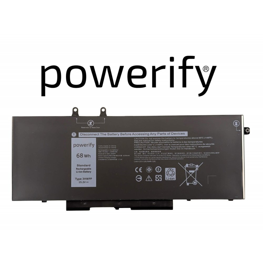 Dell 3YNXM Replacement Battery 15.2V 68Wh - Next Day Delivery