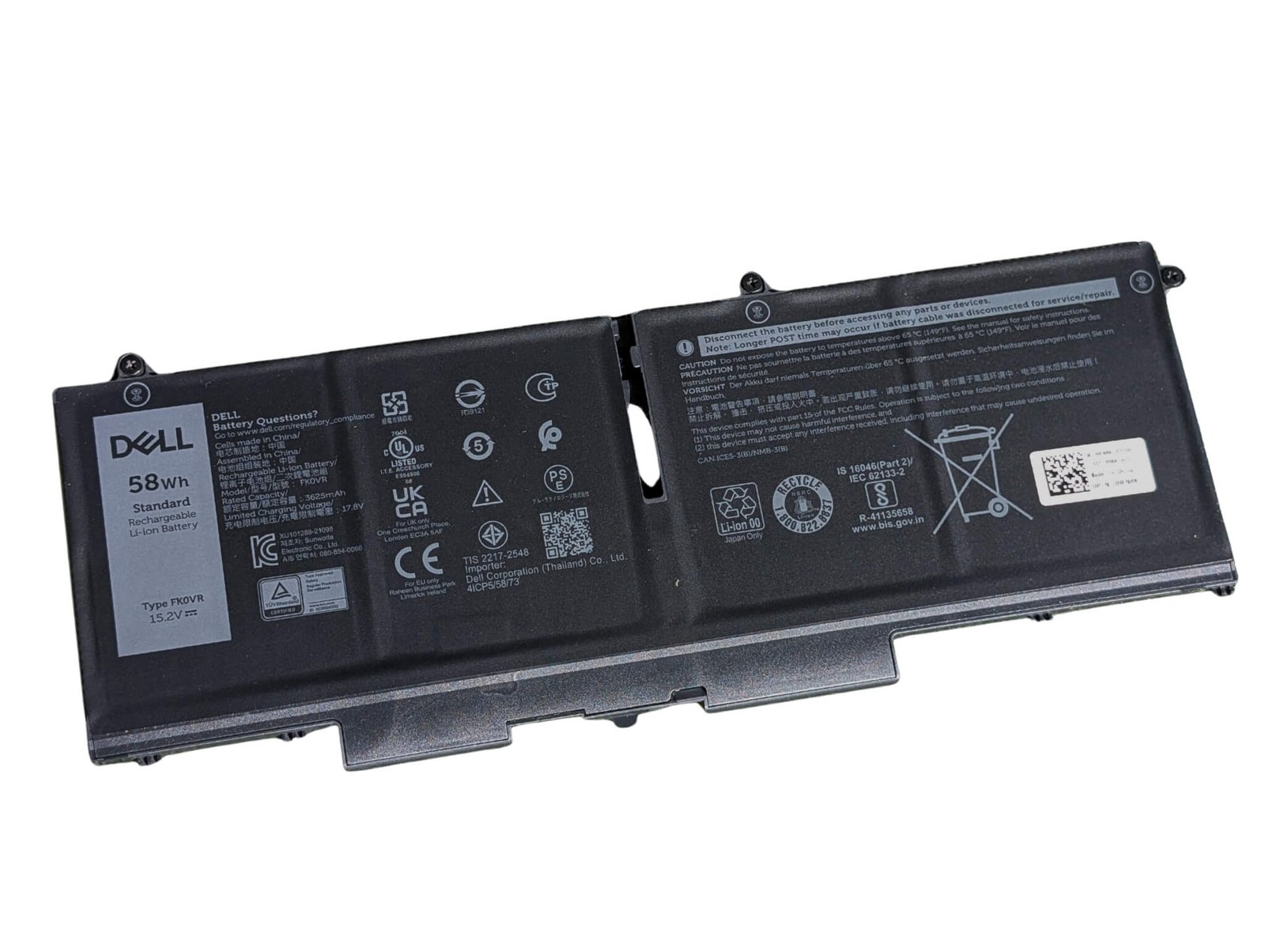Original Dell FK0VR Latitude 5430 7430 7530 Battery - Next Day Delivery Original Dell FK0VR Latitude 5430 7430 7530 Battery - Next Day Delivery
