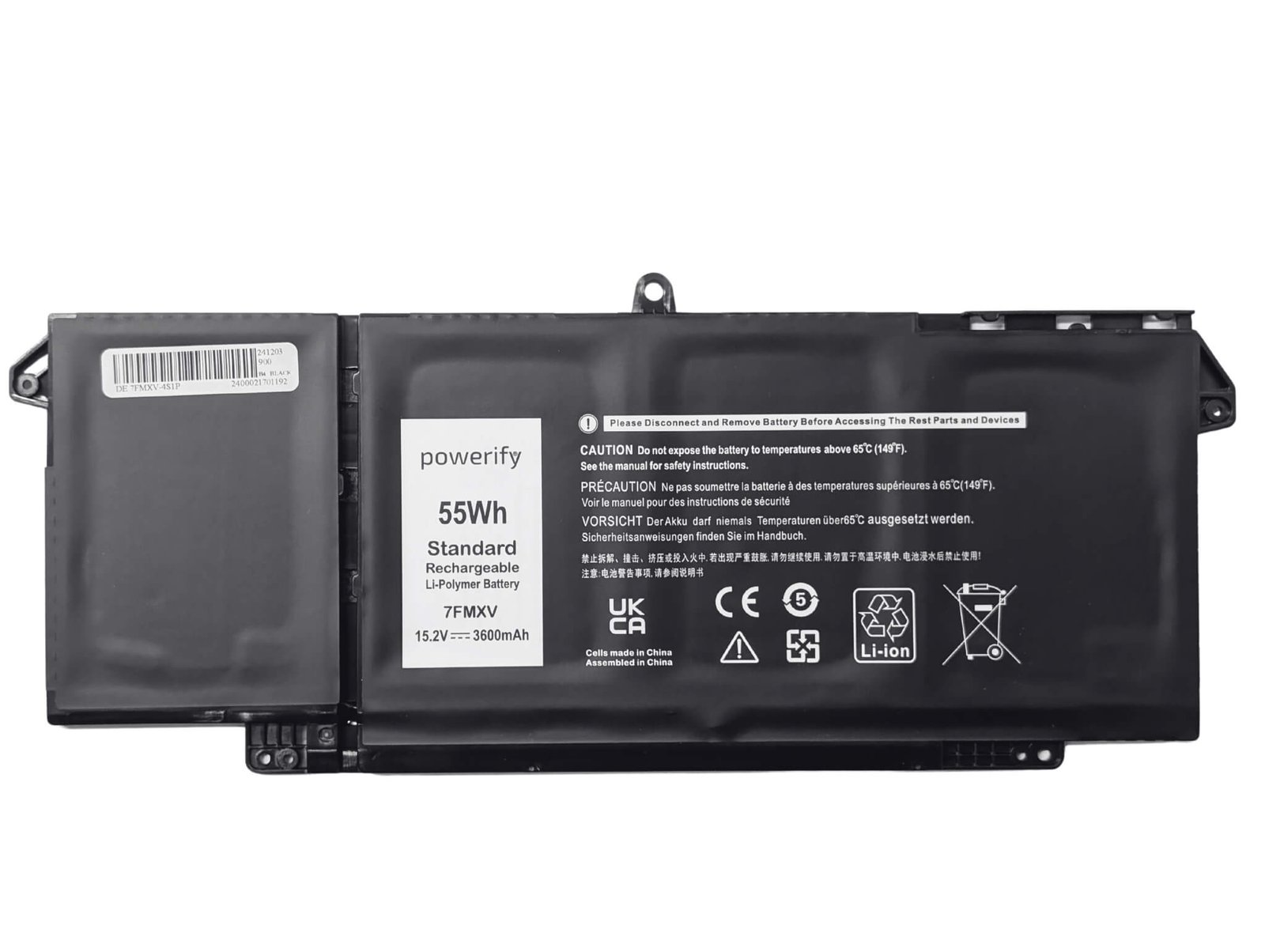 Dell Latitude 5320 7320 7420 7520 Replacement Battery - Next Day Delivery Dell Latitude 5320 7320 7420 7520 Replacement Battery - Next Day Delivery