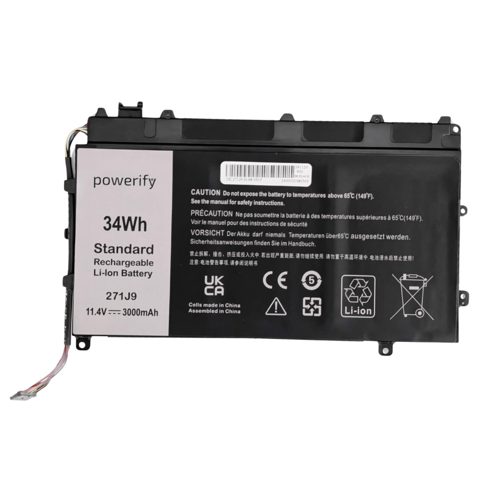 Dell 271J9 11.4V 34Wh Battery - Next Day Delivery & 12-Month Warranty