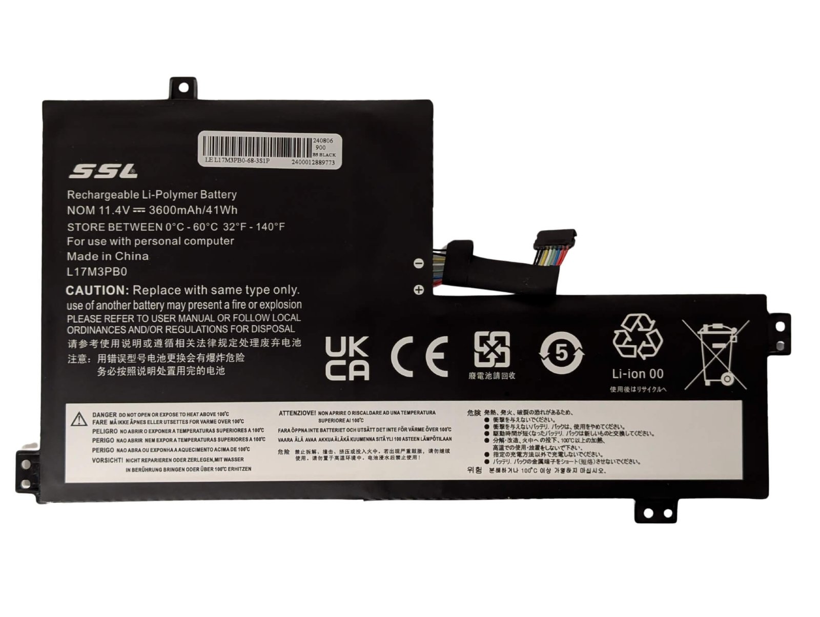 Battery for Lenovo ChromeBook 100E 300E 500E - Next Day Delivery Battery for Lenovo ChromeBook 100E 300E 500E - Next Day Delivery