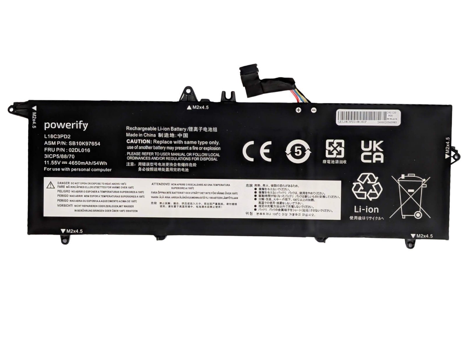 Replacement Battery for Lenovo ThinkPad T490s T495s T14s - Next Day Delivery Replacement Battery for Lenovo ThinkPad T490s T495s T14s - Next Day Delivery