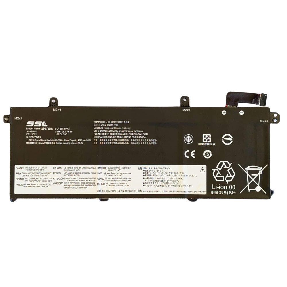 Lenovo ThinkPad T14 G1 G2 T490 T495 Battery L18M3P73 - Next Day Delivery