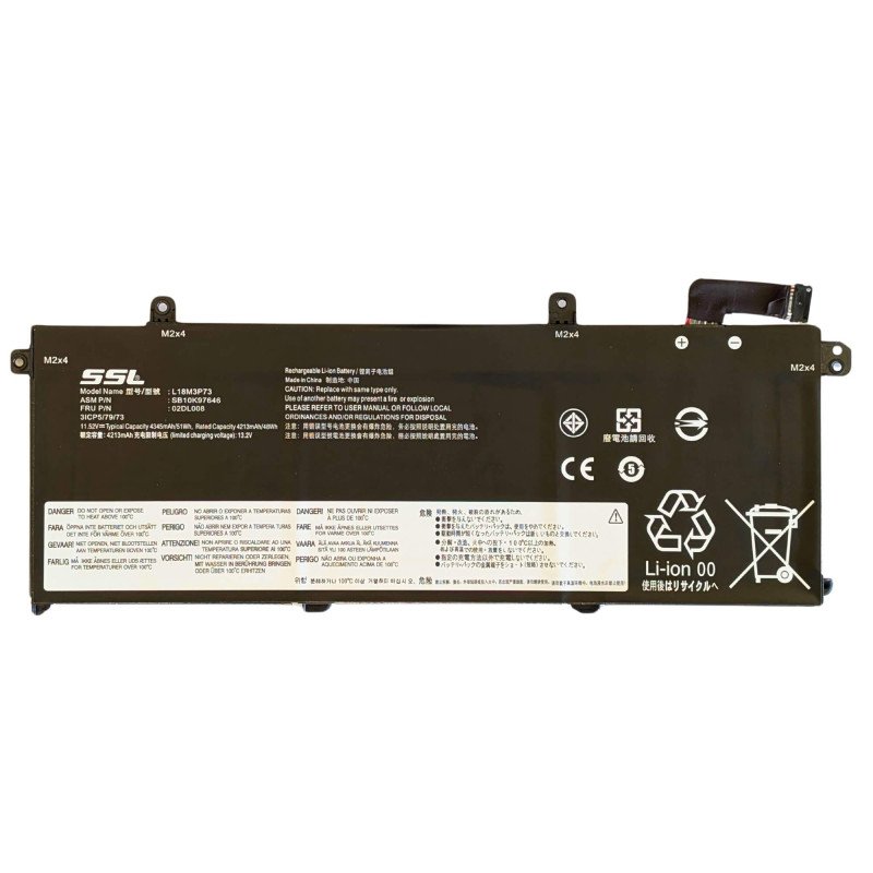 Lenovo 02DL007 51Wh Replacement Battery - Next Day Delivery Lenovo 02DL007 51Wh Replacement Battery - Next Day Delivery