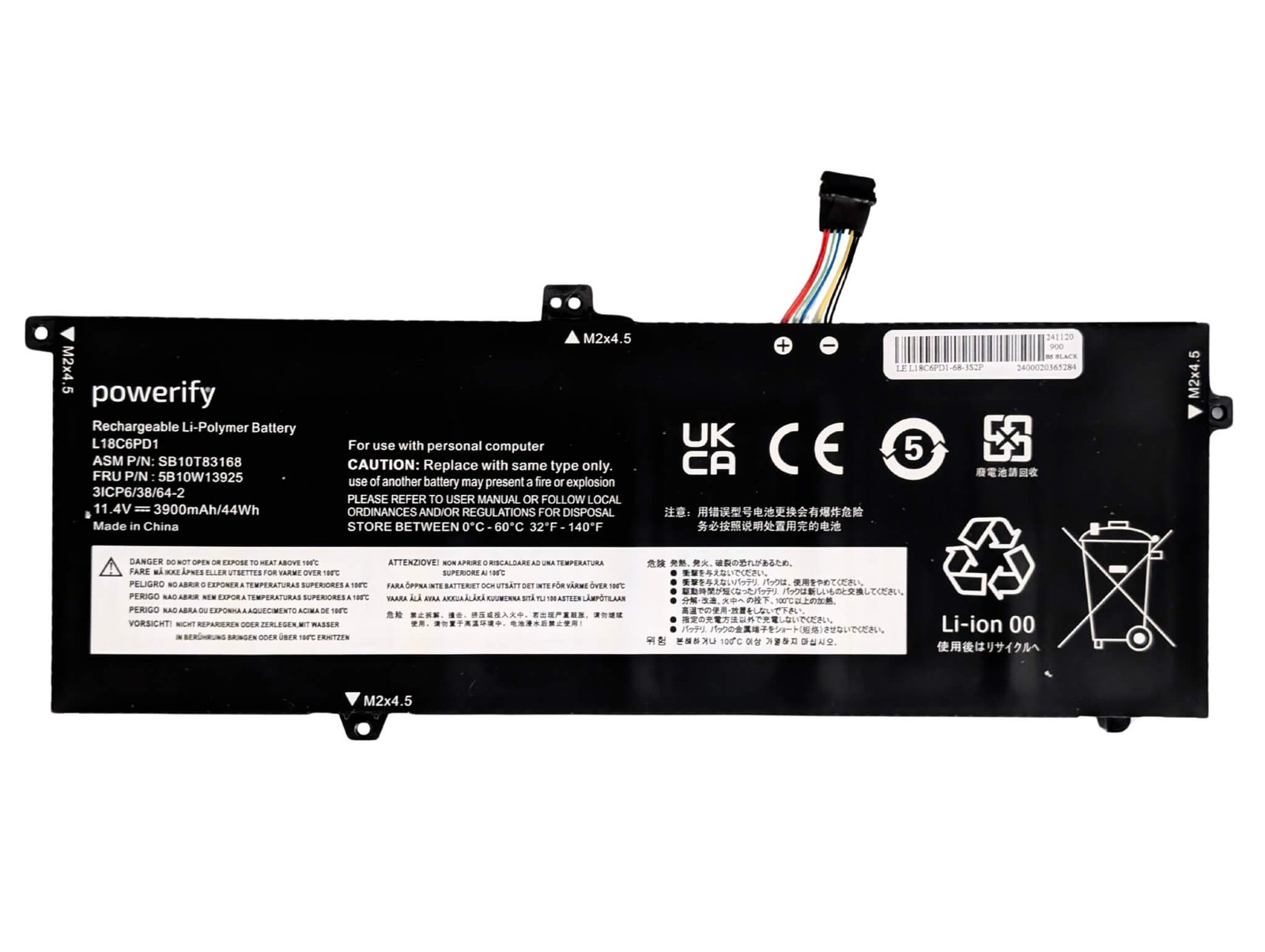 Lenovo ThinkPad X390 X13 Gen 1 Replacement Battery - Next Day Delivery Lenovo ThinkPad X390 X13 Gen 1 Replacement Battery - Next Day Delivery