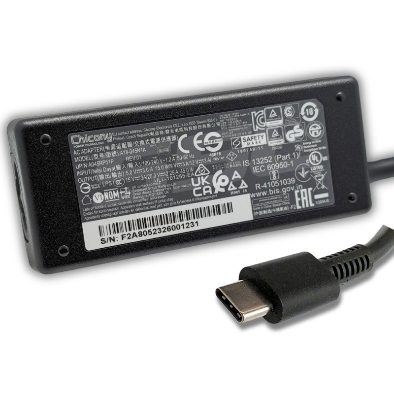 Lenovo ADLX45ULCC2A OEM Genuine 45W Type-C Adapter - Next Day Delivery Lenovo ADLX45ULCC2A OEM Genuine 45W Type-C Adapter - Next Day Delivery