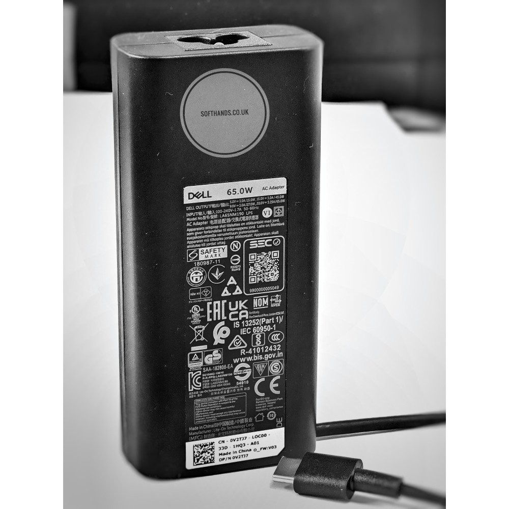 Dell 7KXWY 65W USB-C Adapter - Next Day Delivery Dell 7KXWY 65W USB-C Adapter - Next Day Delivery