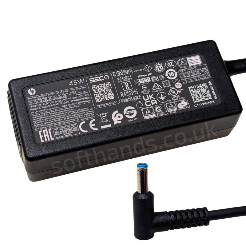 HP 854054-001 AC ADAPTER 45W SMART NPFC 3PIN - Next Day Delivery HP 854054-001 AC ADAPTER 45W SMART NPFC 3PIN - Next Day Delivery