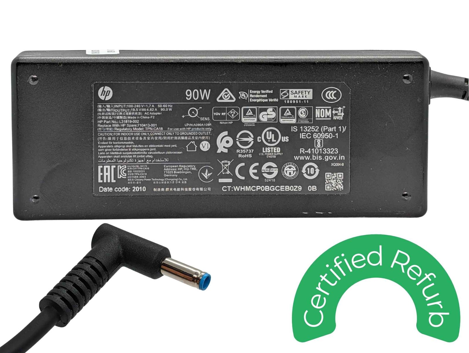 HP 19.5V 4.62A 90W Adapter 4.5mm - Next Day Delivery HP 19.5V 4.62A 90W Adapter 4.5mm - Next Day Delivery