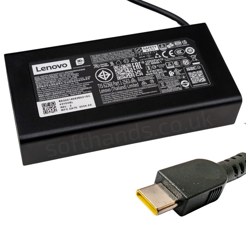 Lenovo Yoga Pro 7 14IMH9 140W USB-C Adapter - Next Day Delivery Lenovo Yoga Pro 7 14IMH9 140W USB-C Adapter - Next Day Delivery