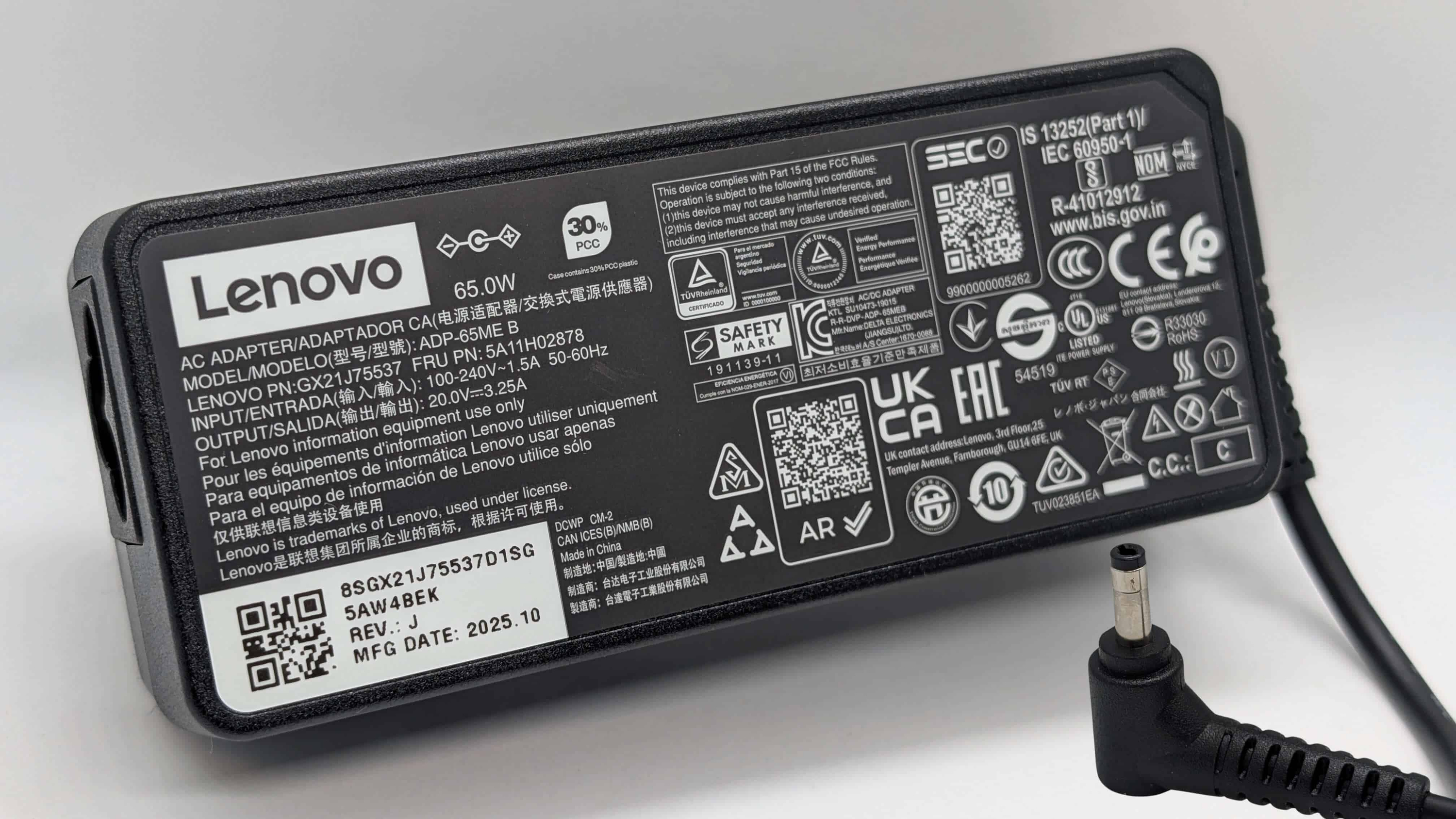 送料無料】(122651G) 39個セット LENOVO 65W AC Adapter ADP-65KH B等 
