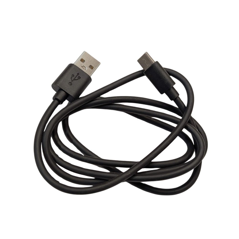 USB A to USB C Cable 1M Black - Next Day Delivery