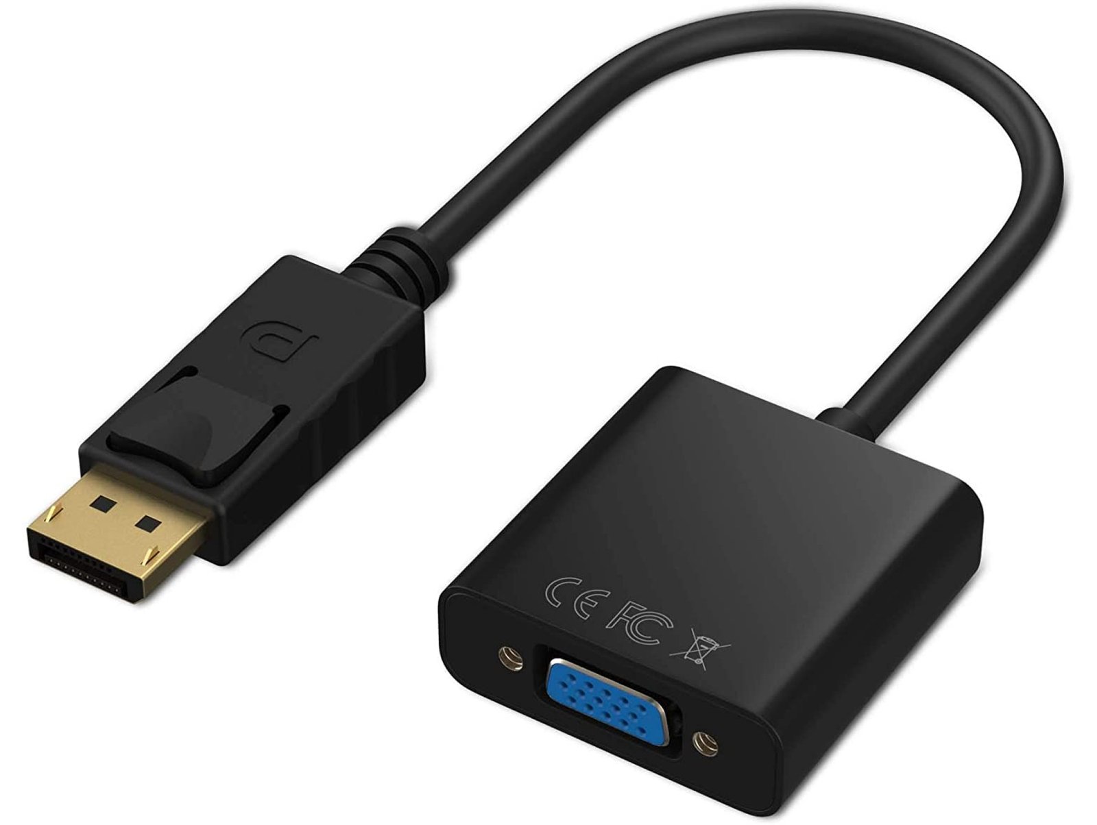 Display Port to VGA Adapter - Next Day Delivery Display Port to VGA Adapter - Next Day Delivery