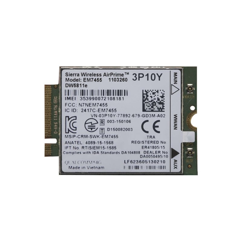Dell Wireless DW5811e Mobile Broadband 4G Card - Next Day Delivery Dell Wireless DW5811e Mobile Broadband 4G Card - Next Day Delivery