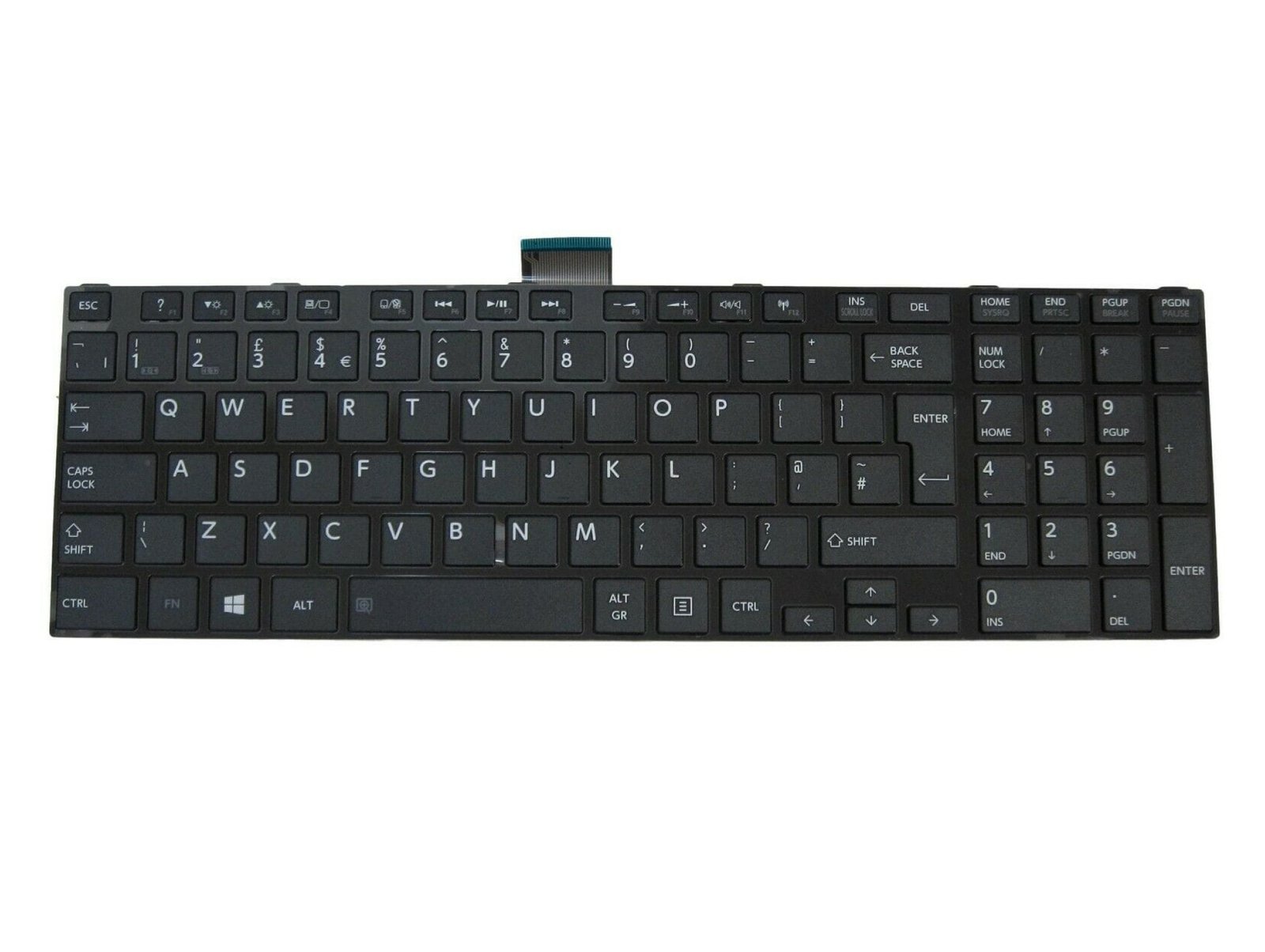 Toshiba Satellite C850 C855 Black UK Keyboard - Next Day Delivery Toshiba Satellite C850 C855 Black UK Keyboard - Next Day Delivery