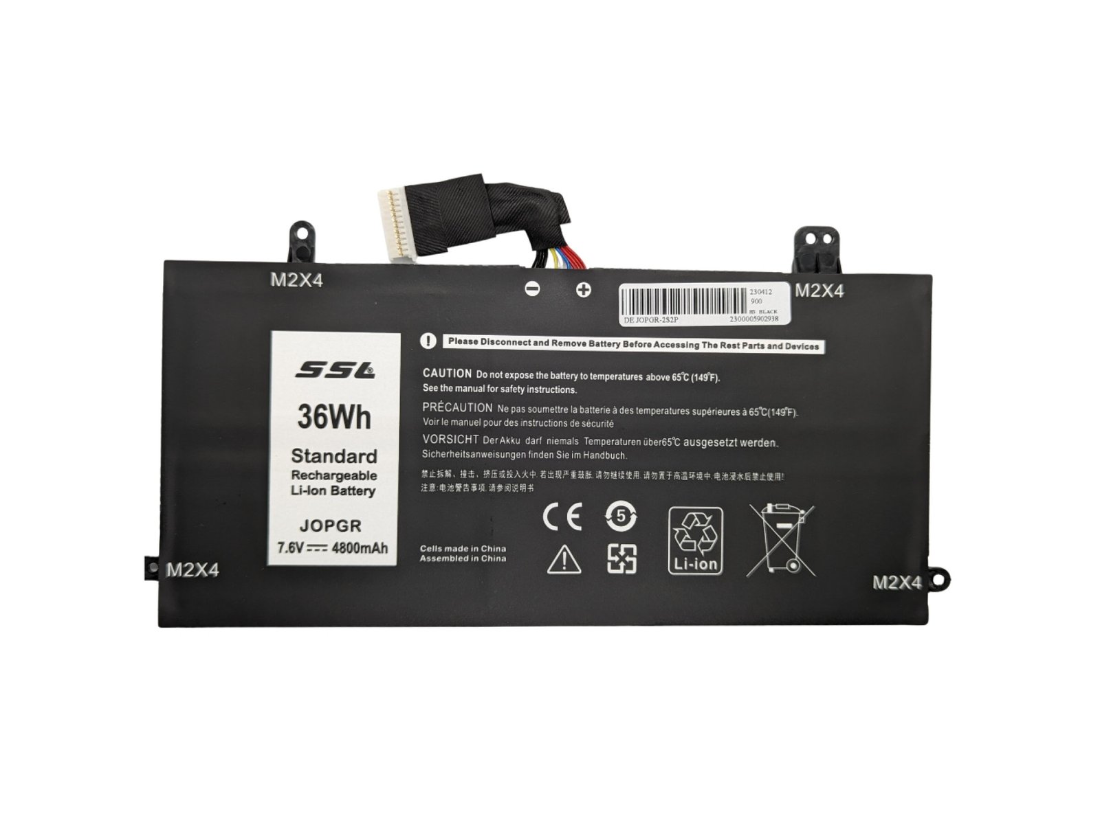 Battery for Dell Latitude 5290 2-in-1 4800mAH - Next Day Delivery Battery for Dell Latitude 5290 2-in-1 4800mAH - Next Day Delivery