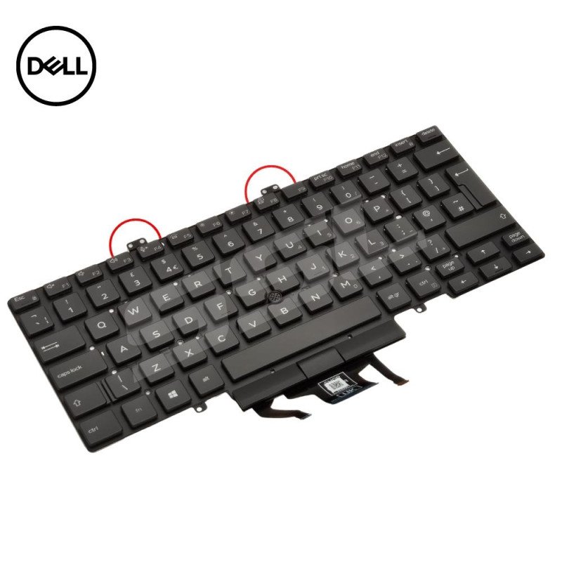 Dell Latitude 5400 7400 UK Keyboard 7D2R0 - Next Day Delivery