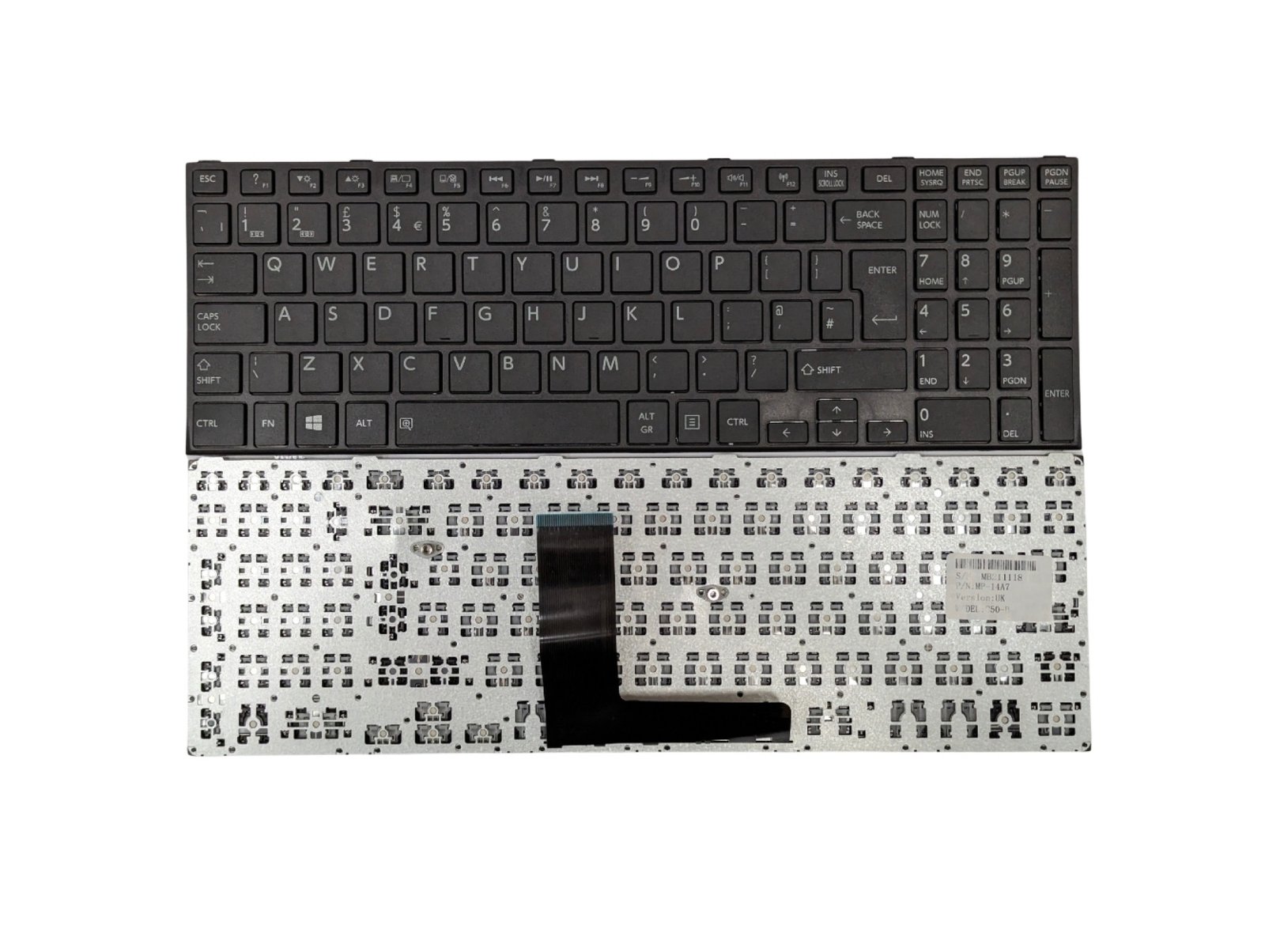 Toshiba Satellite R50-B C50-B UK Keyboard - Next Day Delivery Toshiba Satellite R50-B C50-B UK Keyboard - Next Day Delivery