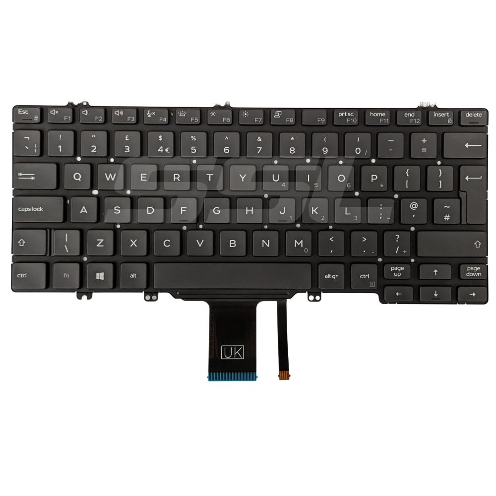 Dell Latitude 5300 7300 UK Backlit Keyboard 3JKFK - Next Day Delivery & 12-Month Warranty