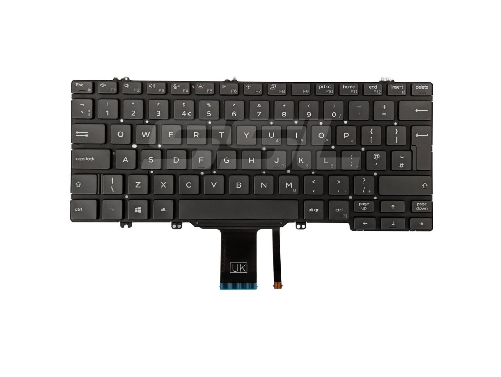 Dell Latitude 5300 7300 UK Backlit Keyboard - Next Day Delivery Dell Latitude 5300 7300 UK Backlit Keyboard - Next Day Delivery