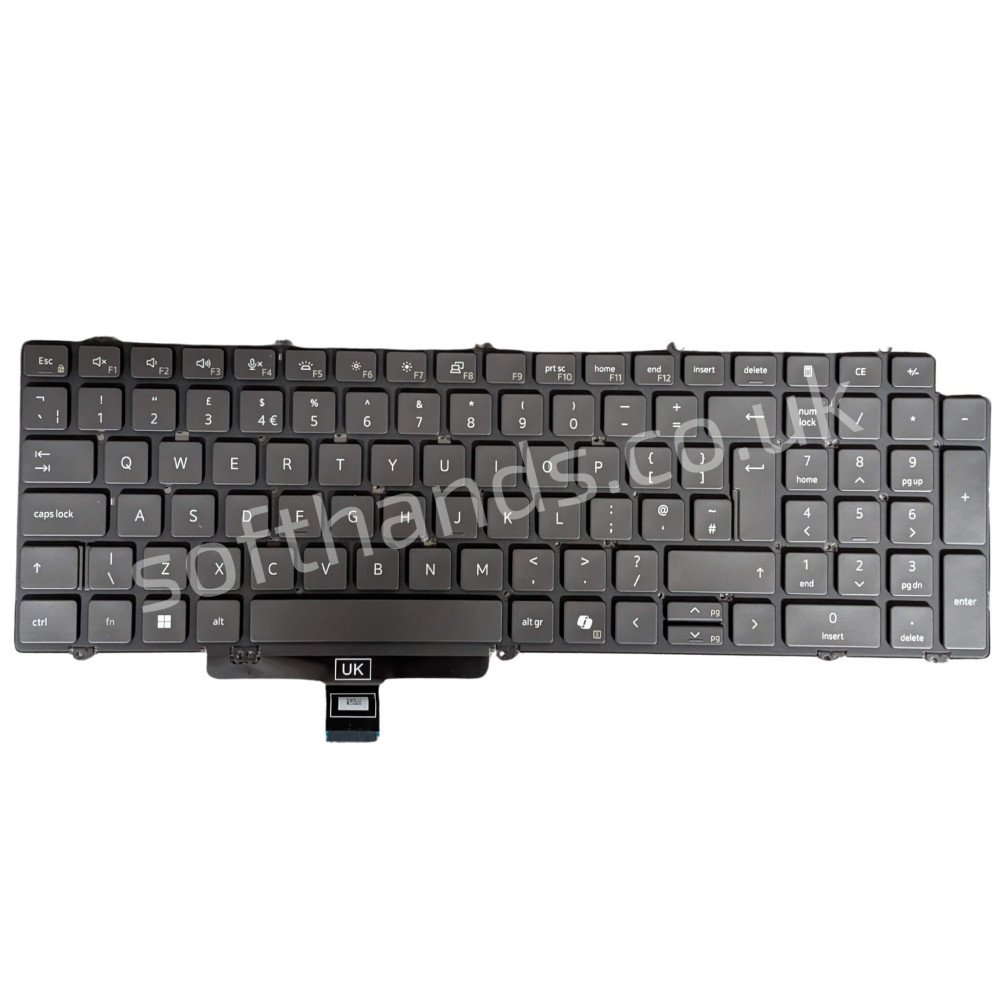 Dell Latitude 5520 5540 UK Backlit Keyboard T6FVY - Next Day Delivery