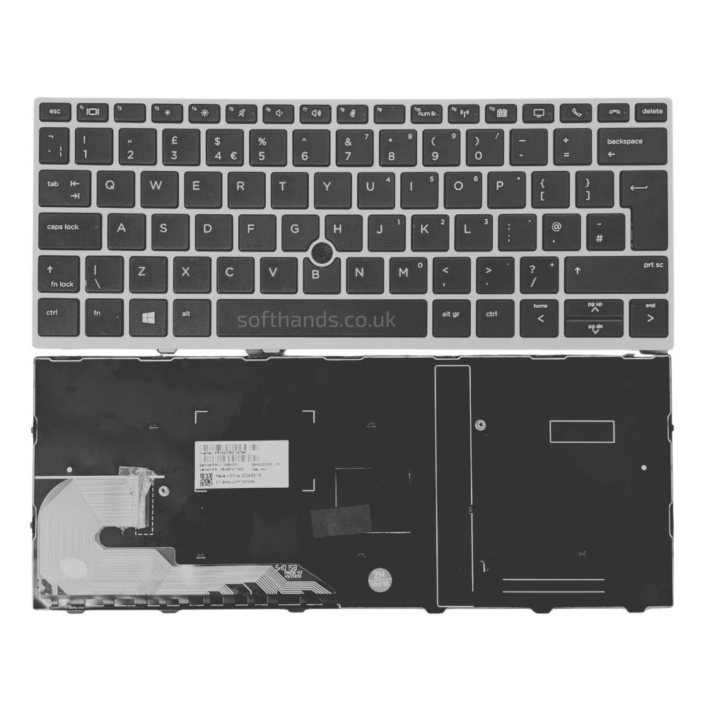 HP EliteBook 830 G5 G6 UK Keyboard L13698-031 - Next Day Delivery
