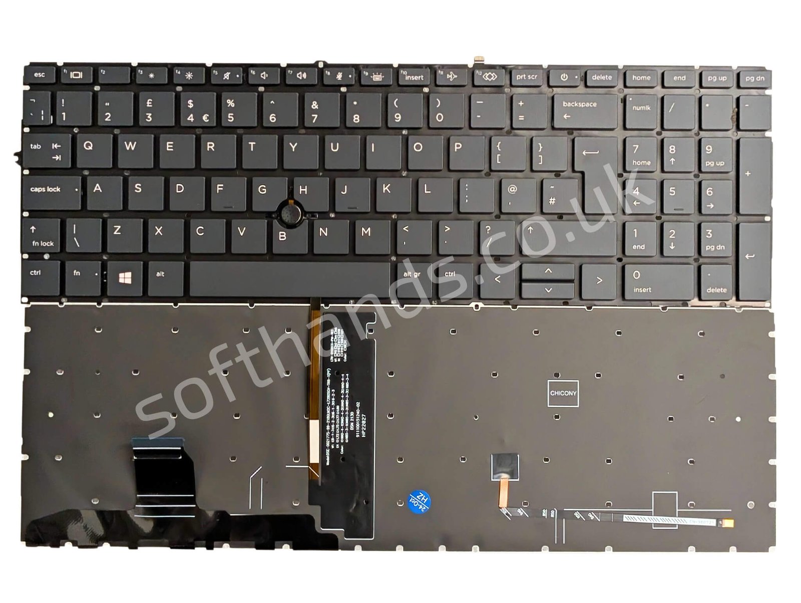 HP EliteBook 850 G7 G8 Backlit UK Keyboard - Next Day Delivery HP EliteBook 850 G7 G8 Backlit UK Keyboard - Next Day Delivery