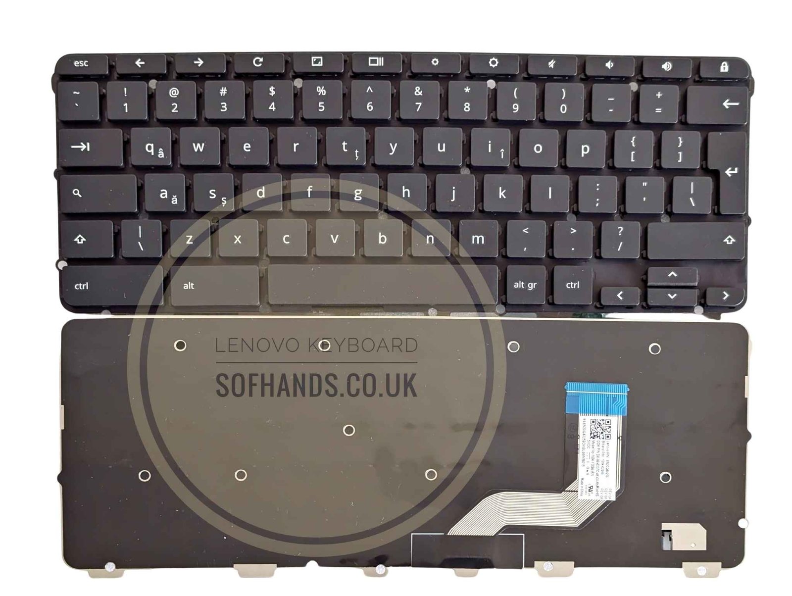 Lenovo Chromebook 100e 2nd Gen 300e QWERTY Keyboard - Next Day Delivery