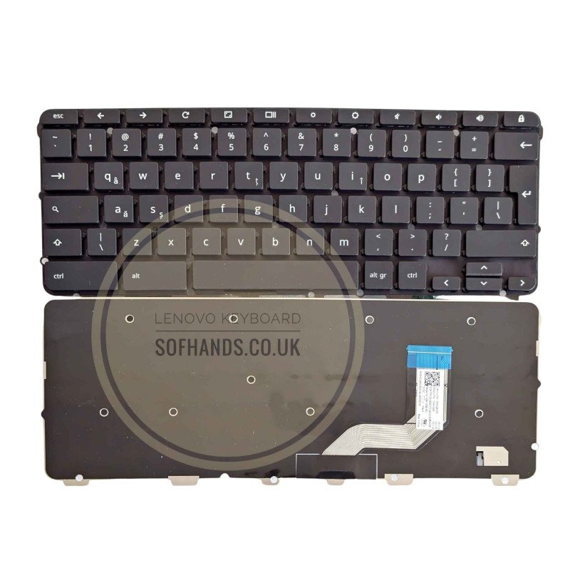 Lenovo Chromebook 100e 2nd Gen 300e QWERTY Keyboard - Next Day Delivery