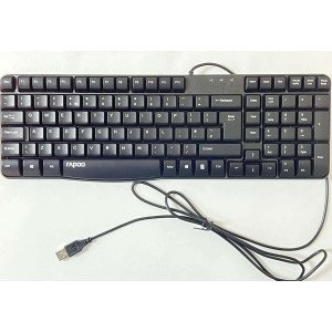 Rapoo USB Desktop UK Keyboard N2400