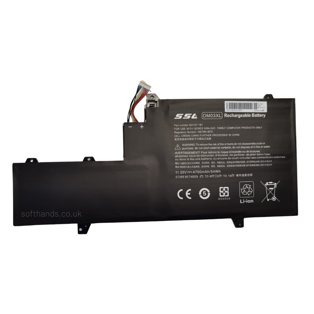 HP EliteBook 1030 G2 Laptop Battery OM03XL - Next Day Delivery