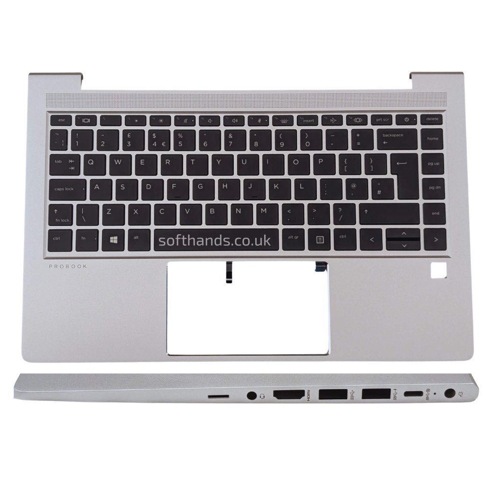 HP ProBook 440 G8 445 G8 Palmrest with UK Keyboard - Next Day Delivery