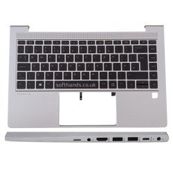HP ProBook 440 G9 445 G9 Palmrest with UK Keyboard