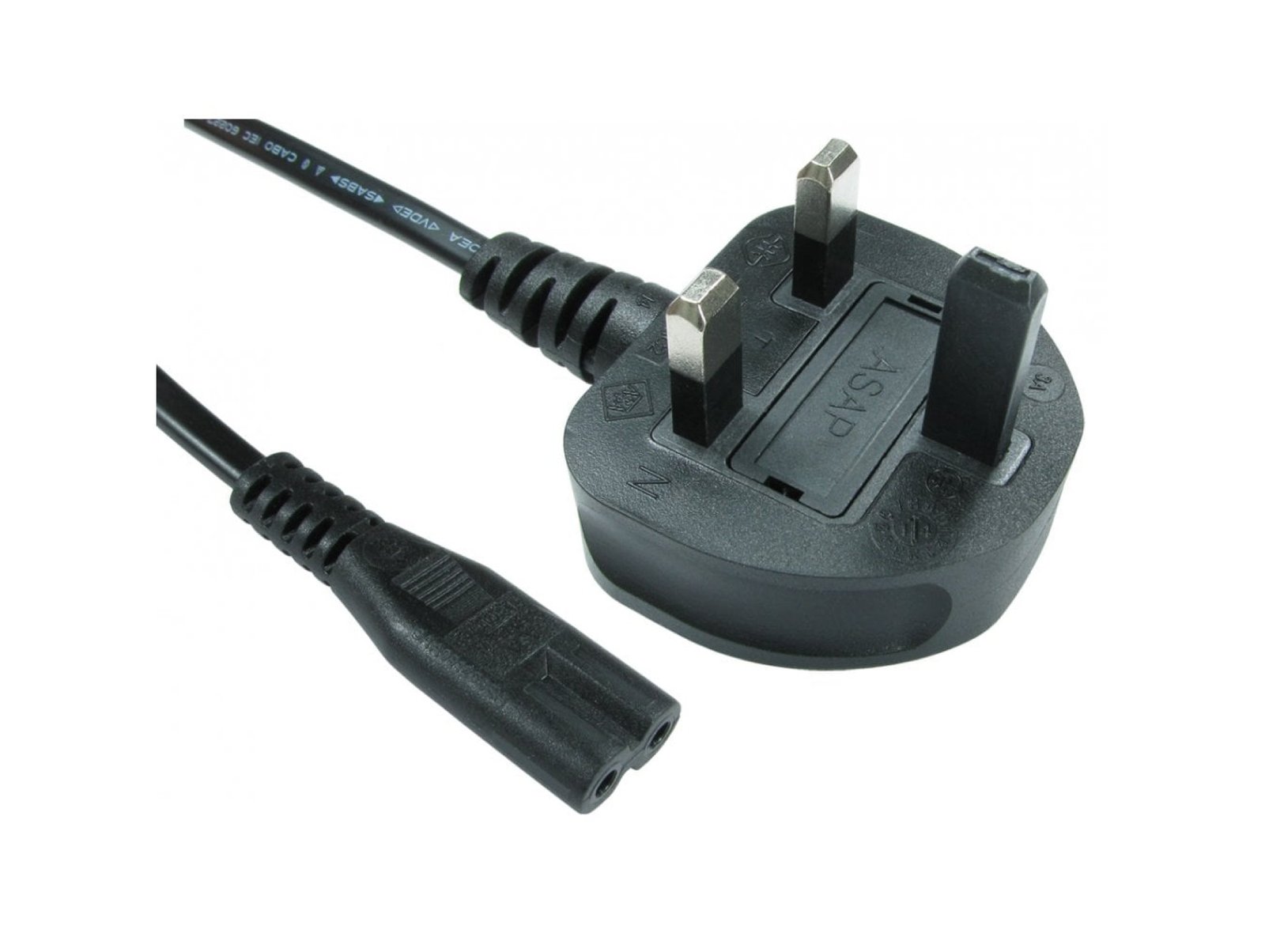 Figure 8 C7 Power Cable with UK Plug - Next Day Delivery