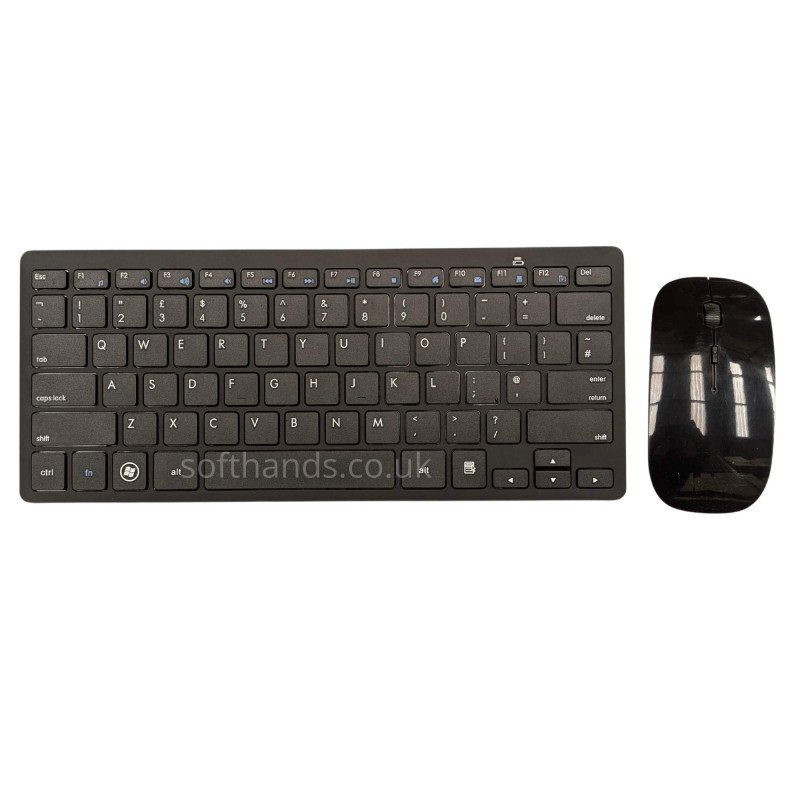 Compact Mini Wireless Keyboard & Mice Black - Next Day Delivery Compact Mini Wireless Keyboard & Mice Black - Next Day Delivery