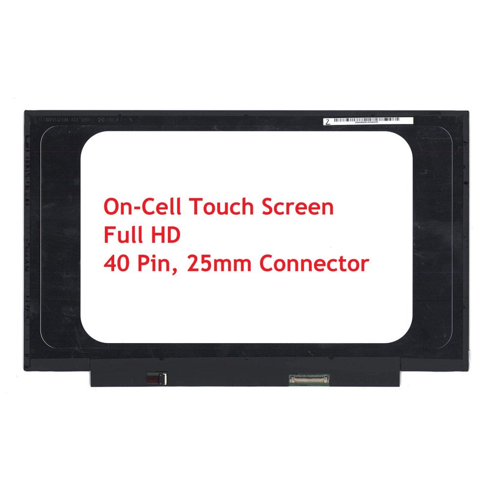 BOE NV140FHM-T01 V8.1 14" FHD Oncell Touch Screen - Next Day Delivery