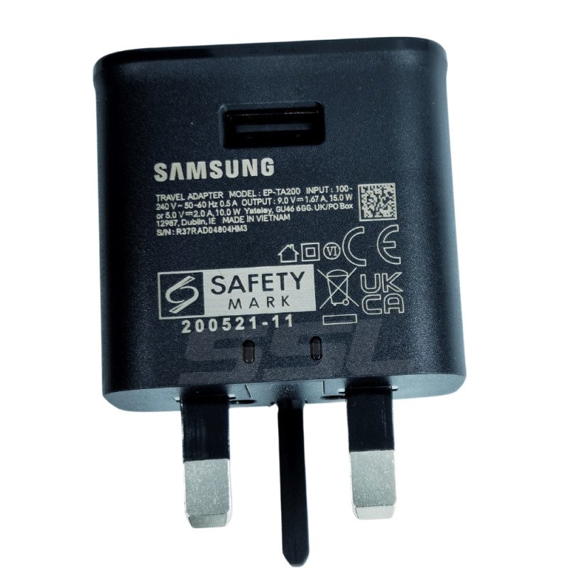 Samsung EP-TA200UBE 15W USB Charger - Next Day Delivery Samsung EP-TA200UBE 15W USB Charger - Next Day Delivery