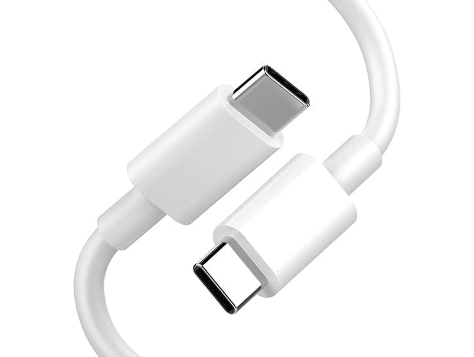2M USB-C to USB-C Cable 100W White - Next Day Delivery 2M USB-C to USB-C Cable 100W White - Next Day Delivery