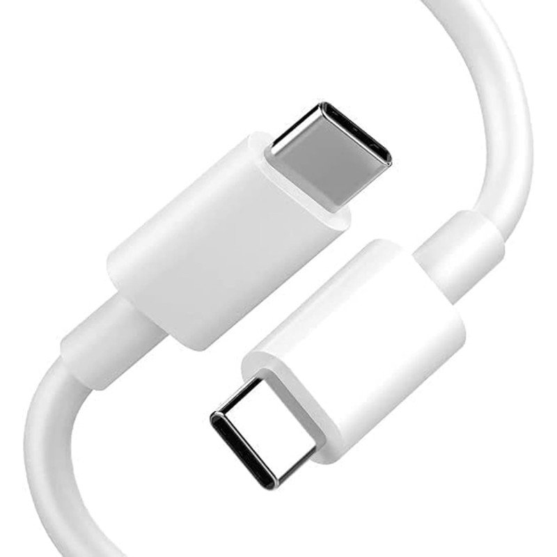 2M USB-C to USB-C Cable 3A White - Next Day Delivery 2M USB-C to USB-C Cable 3A White - Next Day Delivery