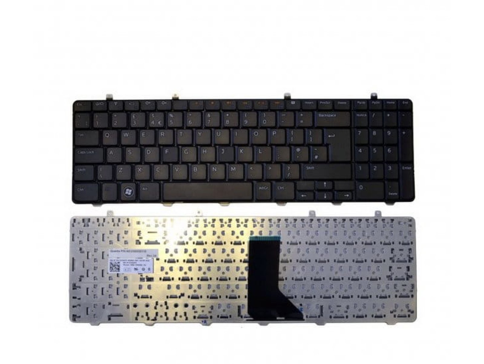 Genuine Dell Inspiron 1564 Black UK Keyboard - Next Day Delivery