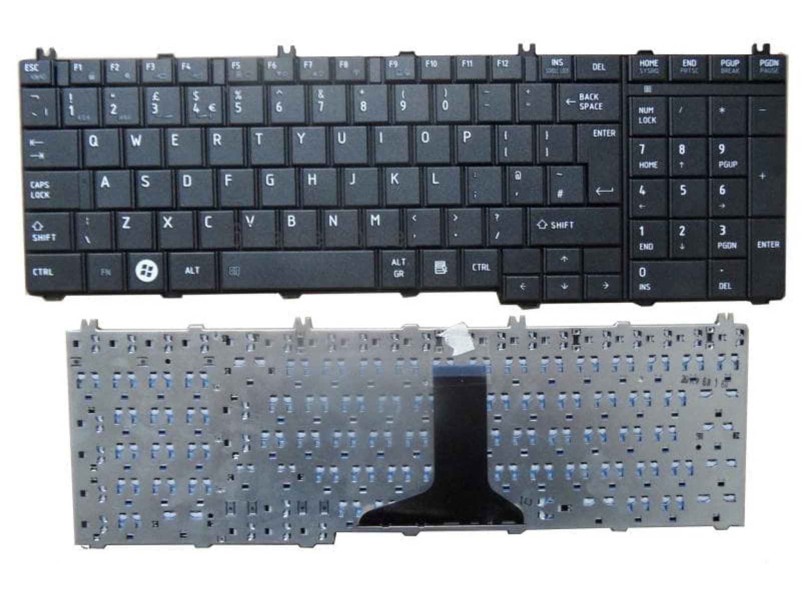 Toshiba Satellite C660 UK Laptop Keyboard - Next Day Delivery