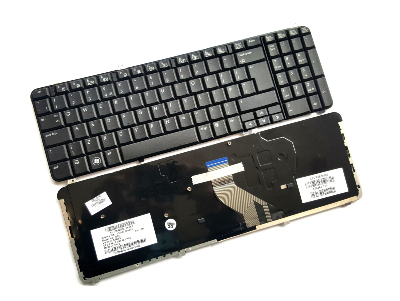 HP DV6-1000 DV6-2000 UK Keyboard - Next Day Delivery